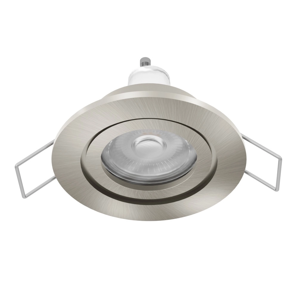 Inbouwspot Barranco nikkel Ø 8,4cm IP44 - 4000K