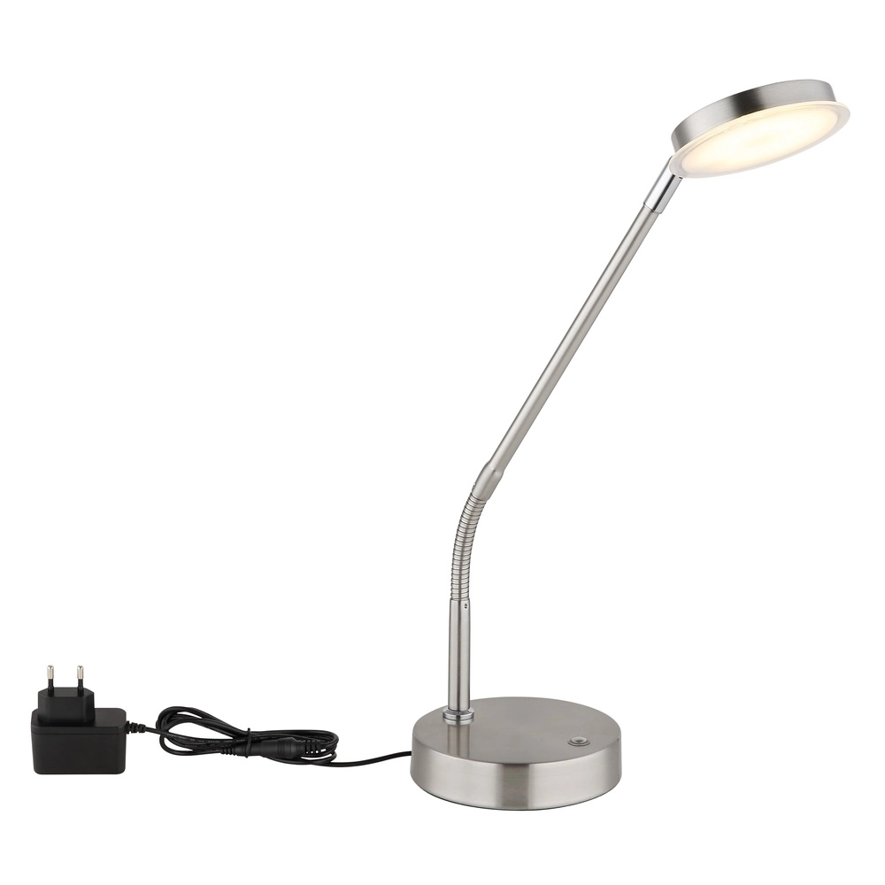 Bureaulamp Silvio nikkel Globo 9007371589166