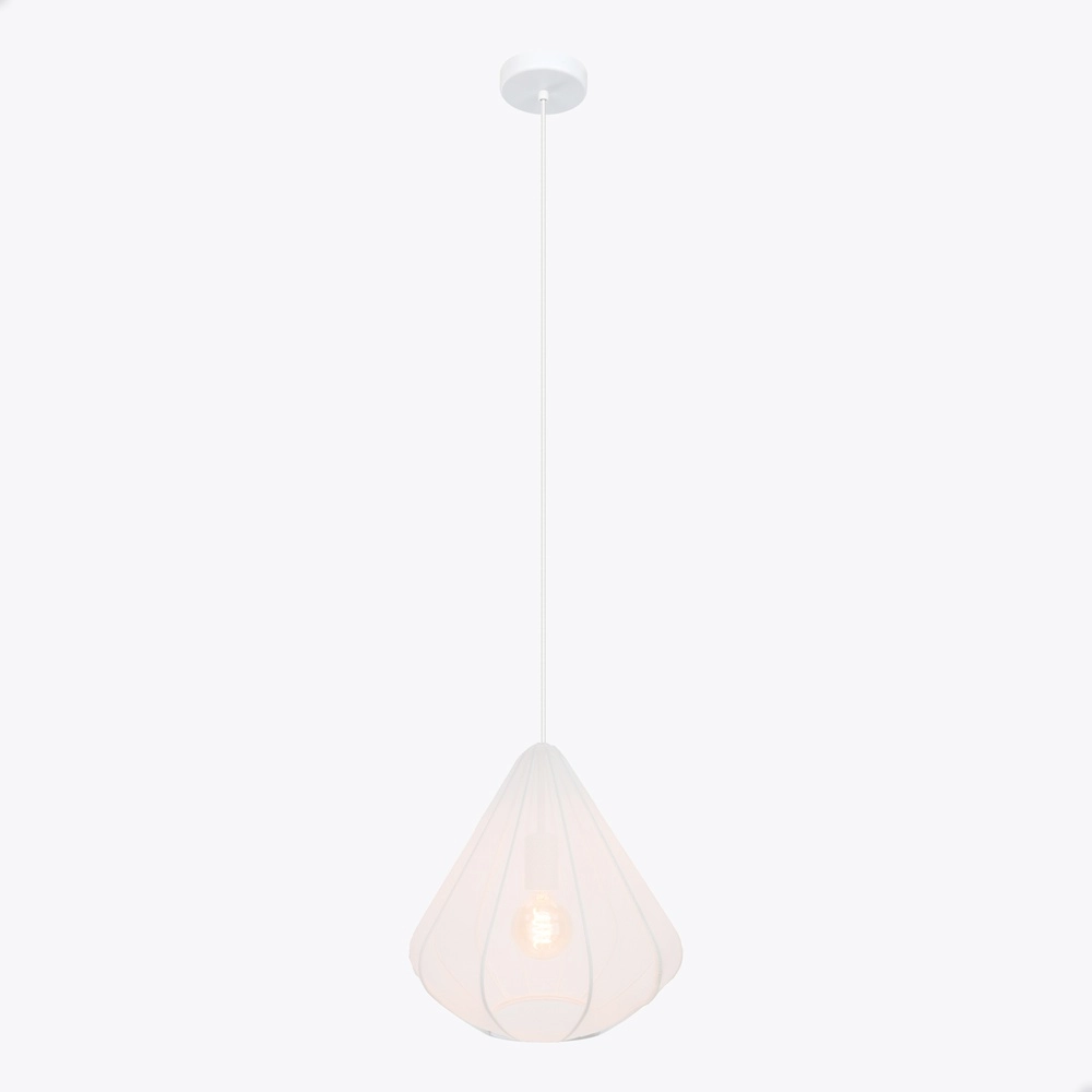 Hanglamp Ø 33cm Dolwen wit - japandi