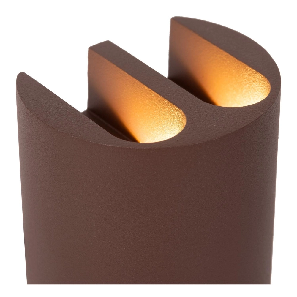 Design wandlamp York roestbruin Lucide 5411212334145