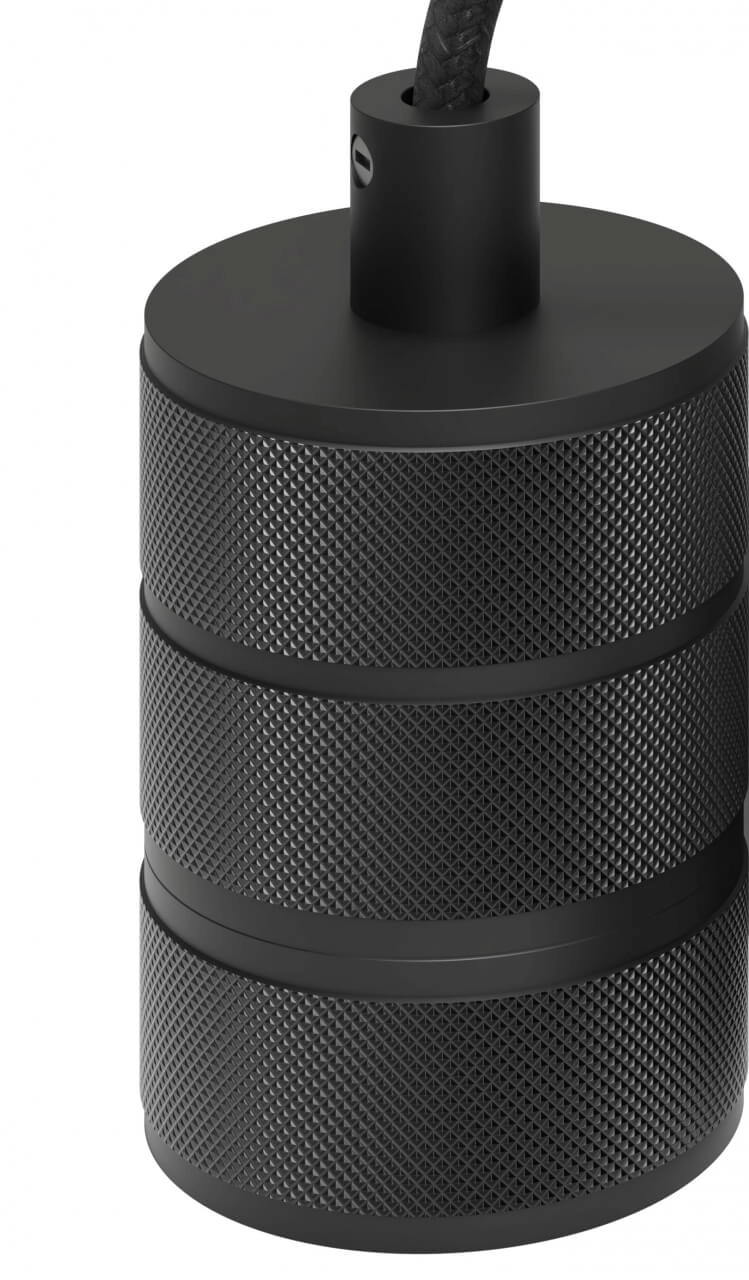 Hanglamp Pendel Cord zwart Circle 8712879155713