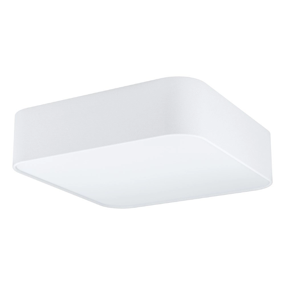 Vierkante plafondlamp Pasteri Square 57,5cm wit