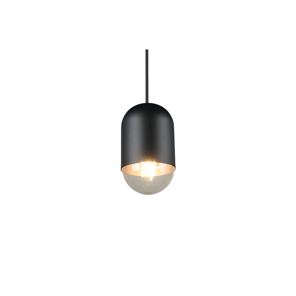 Unieke hanglamp Nara zwart Ø 10,5cm Trio 4017807661774