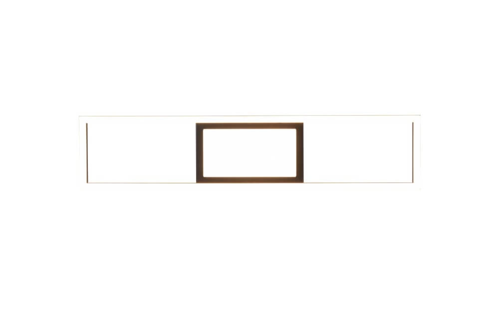 Zwarte led plafondlamp Rigido Trio 4017807538816