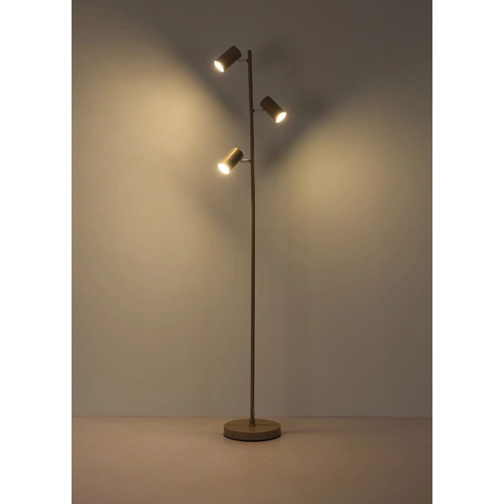 Vloerlamp Robby zand bruin Globo 9007371569694