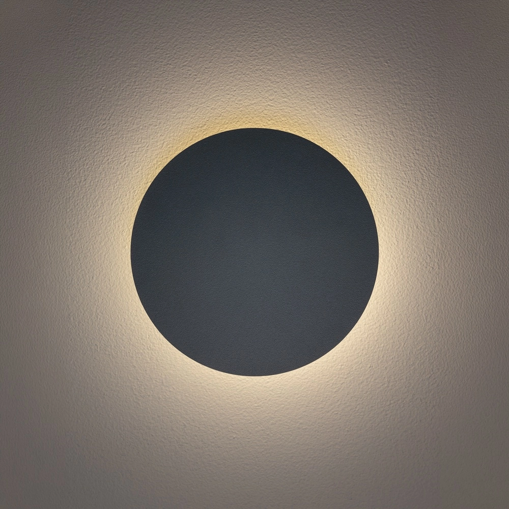 Design wandlamp Ring umbra blauw Ø 15cm Lyora 5903139126663
