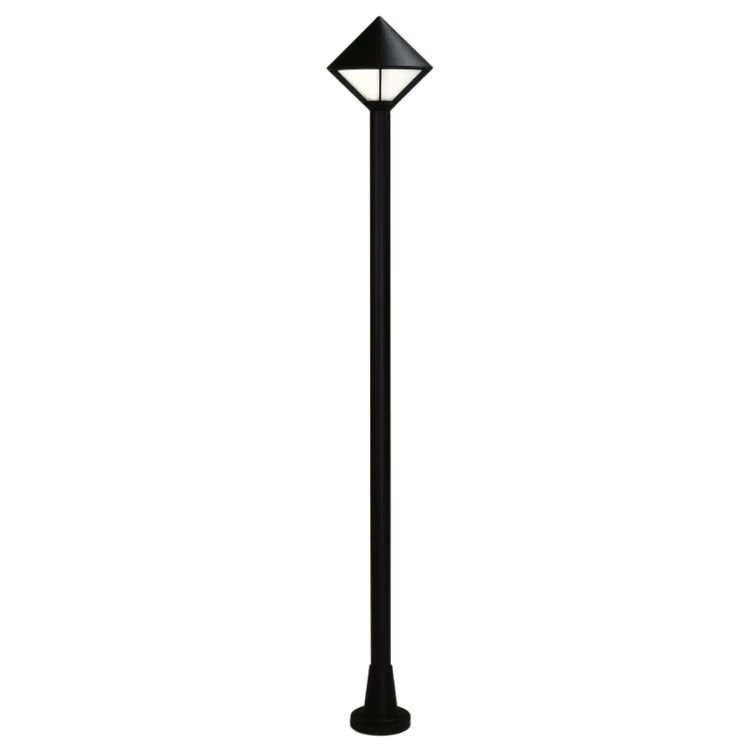 Staande lamp buiten zwart Triangle 180cm