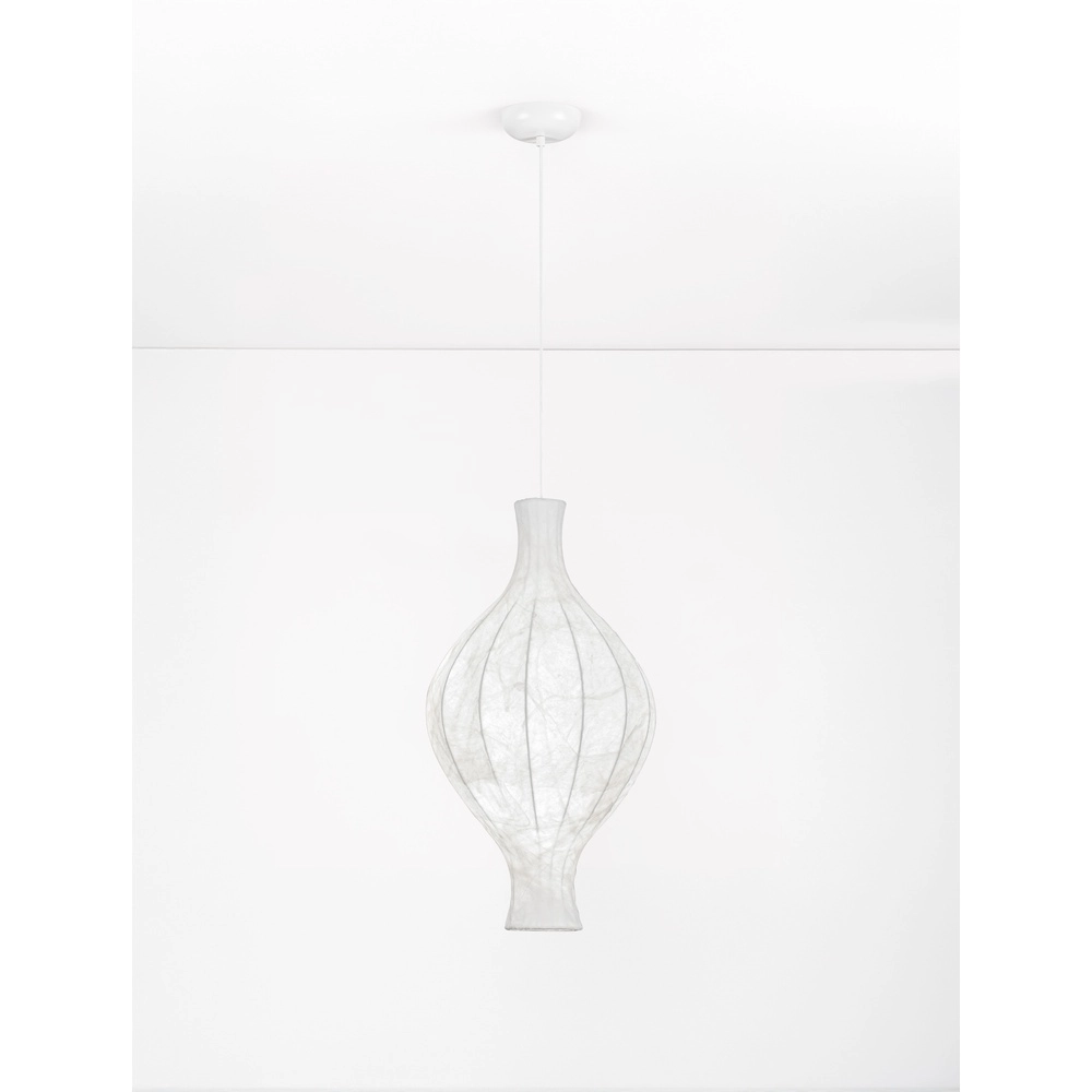 Witte hanglamp Seda Ø 35cm Lyora 5212017477866