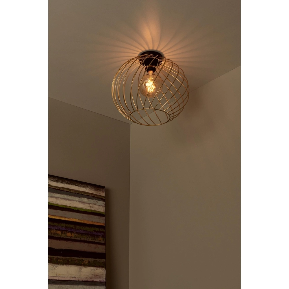 Plafondlamp Danza goud Ø 40cm Lucide 5411212211484