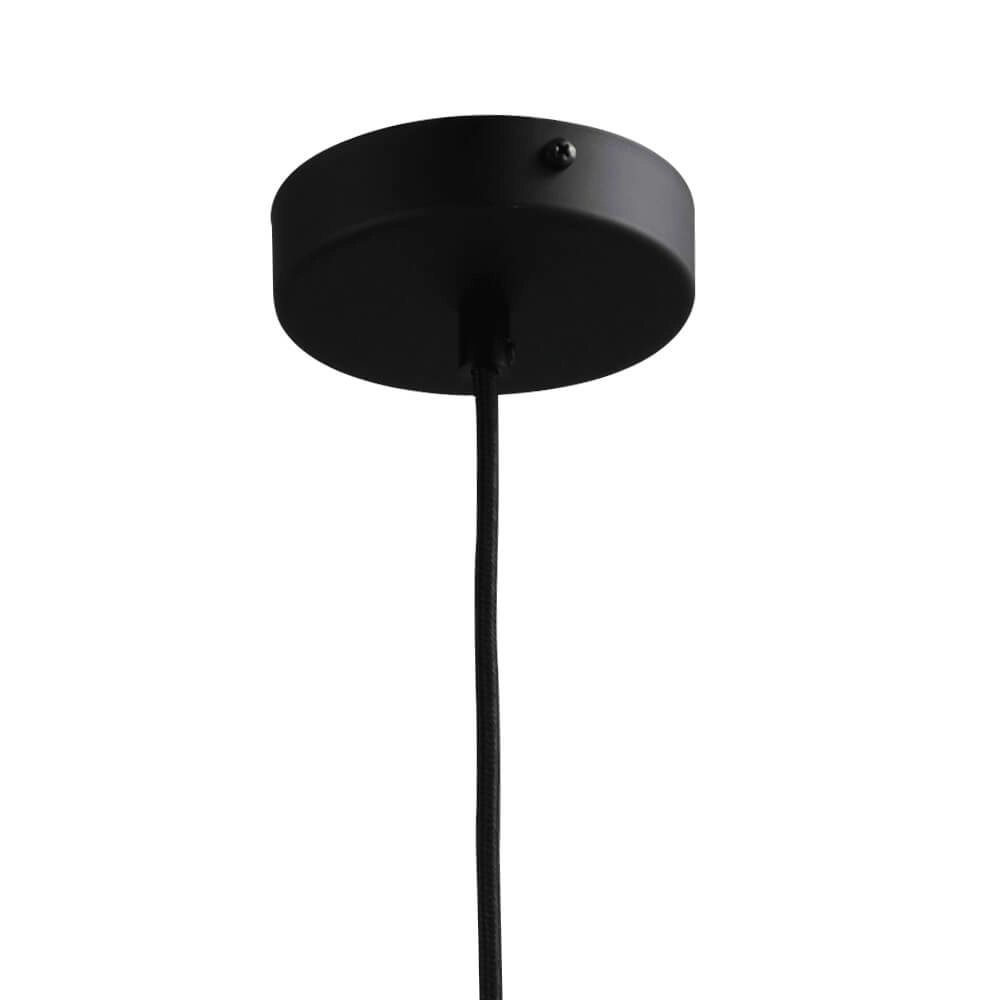 Hanglamp Ø 25cm Bella 2 Zwart met smoke glas Masterlight 8718121260549
