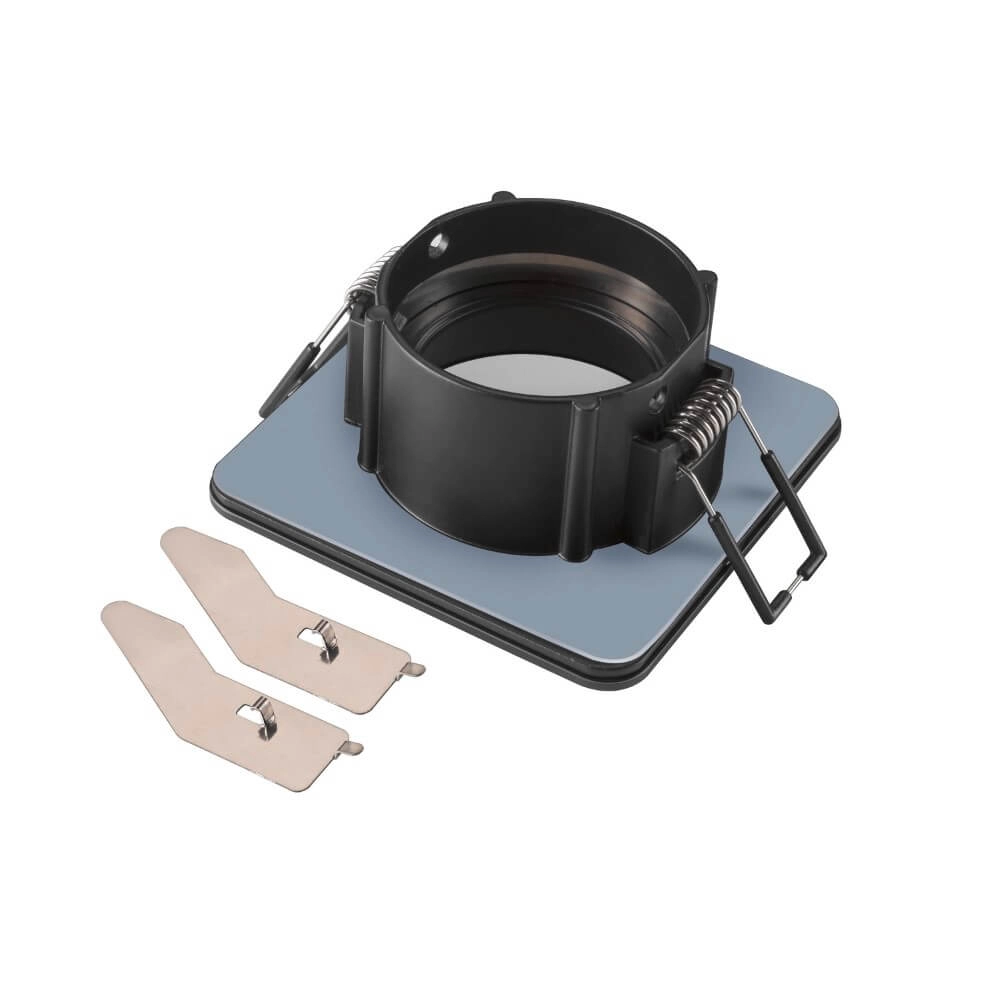 Inbouwring New Tria 68 IP65 vierkant zwart - zonder fitting SLV 4024163276511