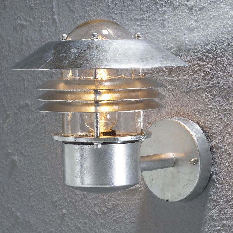 Landelijke wandlamp Modena Up 21cm zinkgrijs KonstSmide 7318307302325