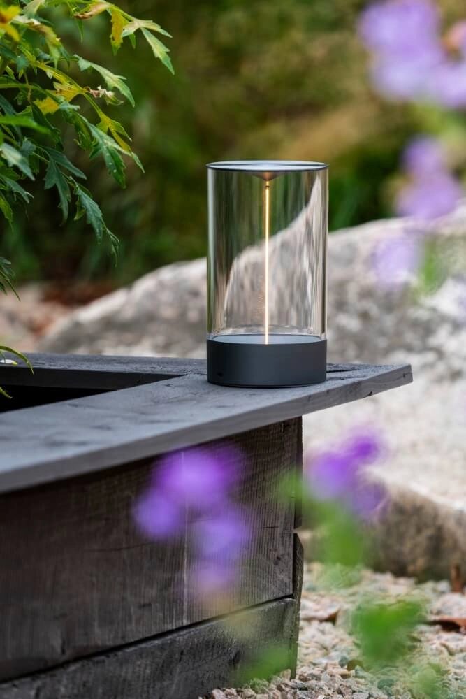 Oplaadbare lamp Edison M antraciet KonstSmide 7318307848373