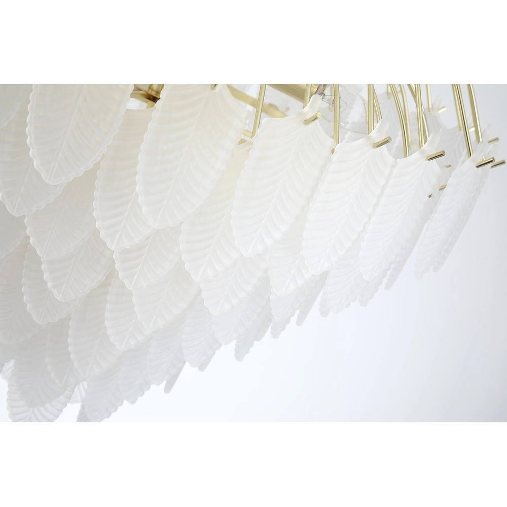 Hanglamp Feather 10-lichts goud Searchlight 5053423303901