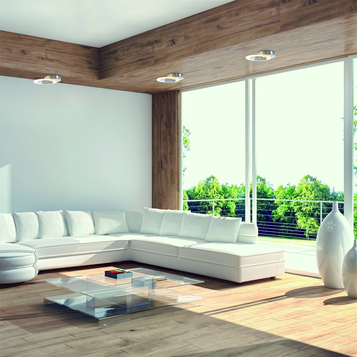 Verstelbare plafondlamp Lido 17cm metaalgrijs Steinhauer 8712746131963