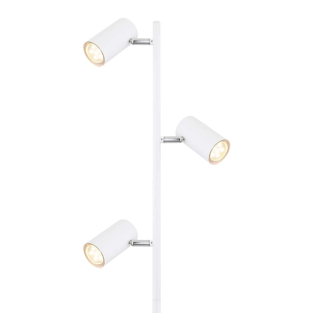 Vloerlamp 3-lichts Robby wit Globo 9007371422876