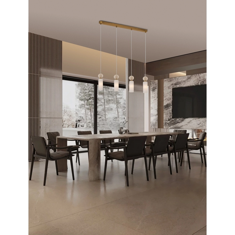 Hanglamp Filomena 4-lichts goud Lyora 5212017483508