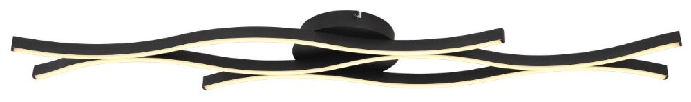 Plafondlamp Geronimo zwart Globo 9007371457038