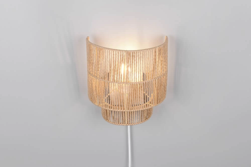 Japandi wandlamp Satna rotan Trio 4017807636192