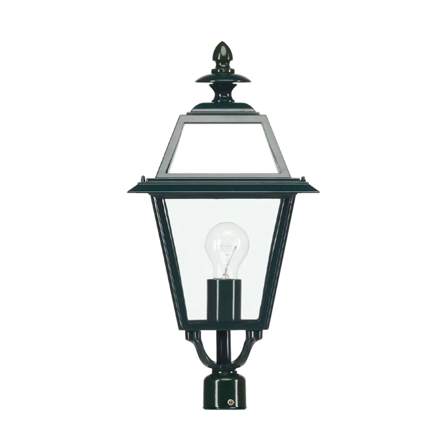 Nostalgische, vierkante lantaarn lamp Venlo K14A zwart KS Verlichting 8714732151443