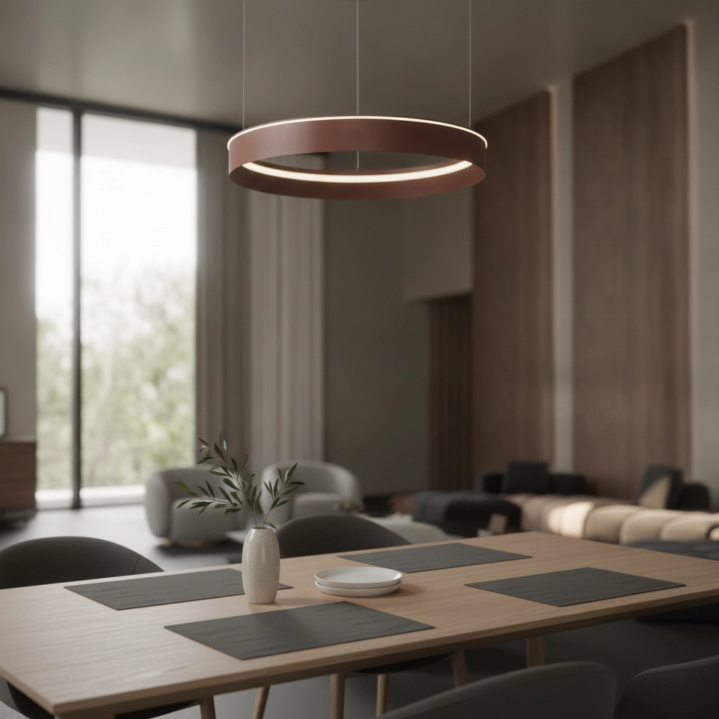 Moderne hanglamp Olivia bruin Ø 78cm