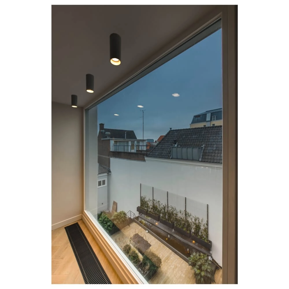 Zwarte plafondspot Asto Tube cilinder - 1x GU10 SLV 4024163266017