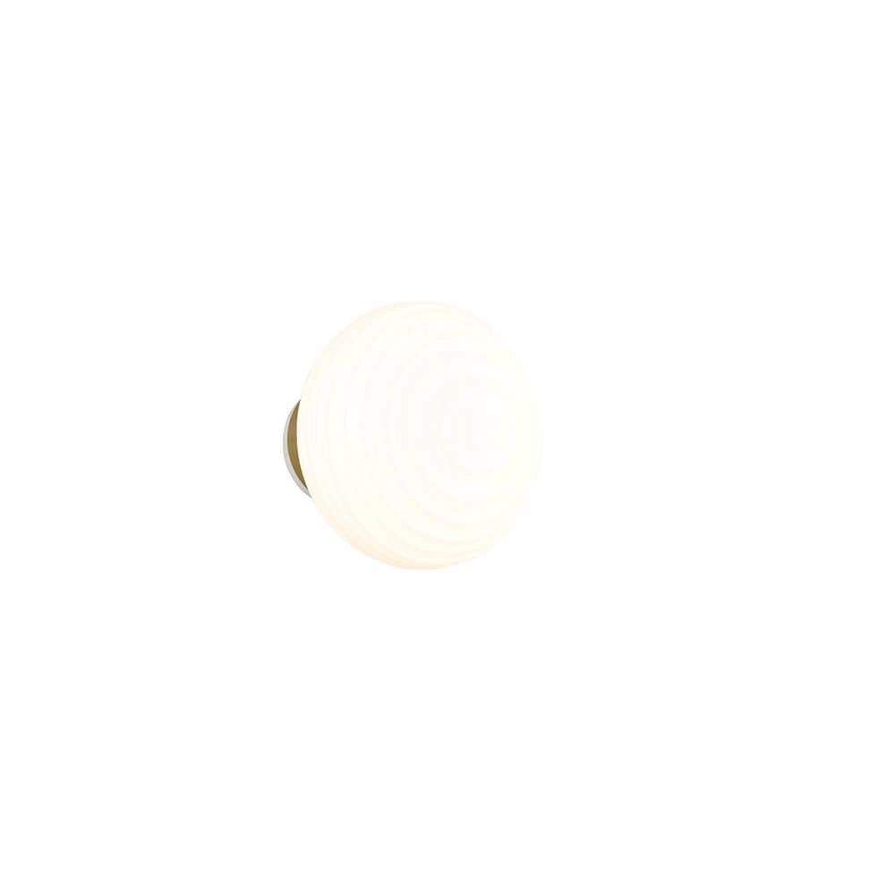 Wandlamp Earl wit glas oplaadbaar