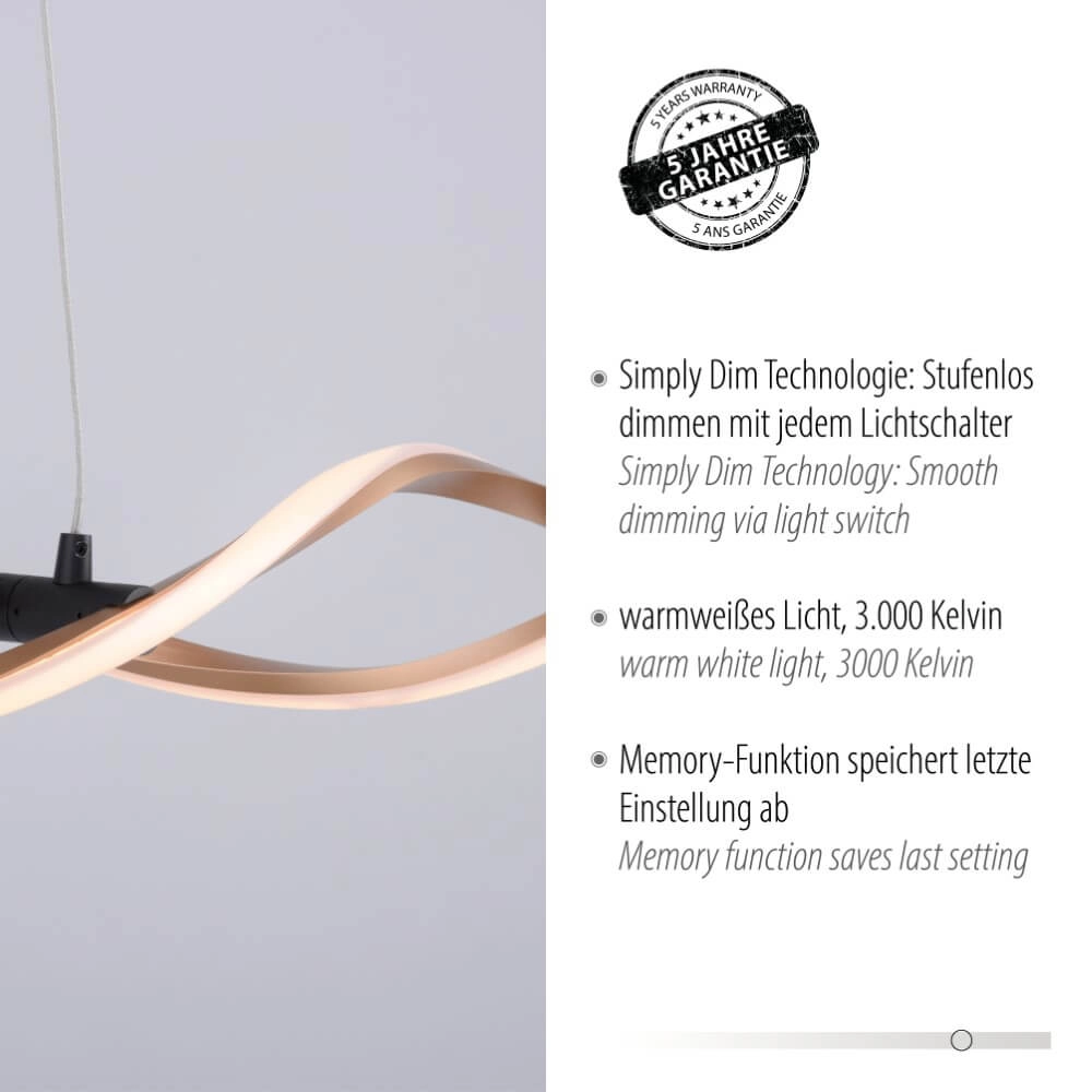 Design hanglamp Polina 105cm Paul Neuhaus 4012248371718