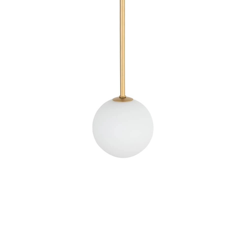 Glazen plafondlamp Kier L goud - 140cm Lyora 5903139103084