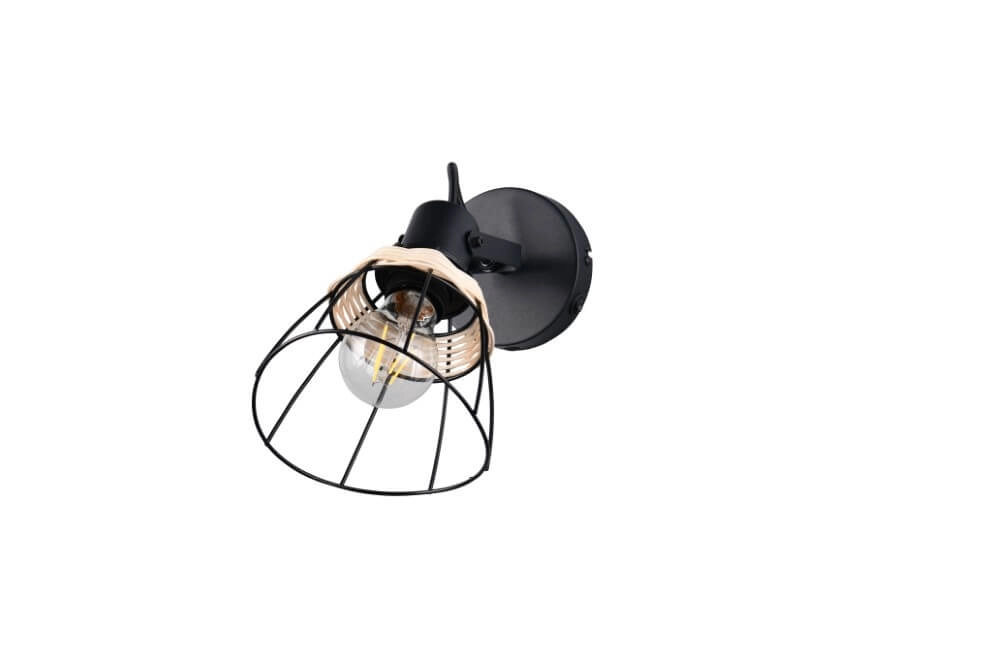 Zwarte wandlamp Jerome design Trio 4017807637694