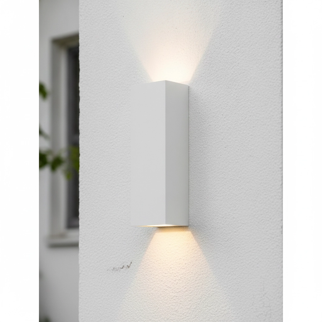 Strakke wandspot Orion wit