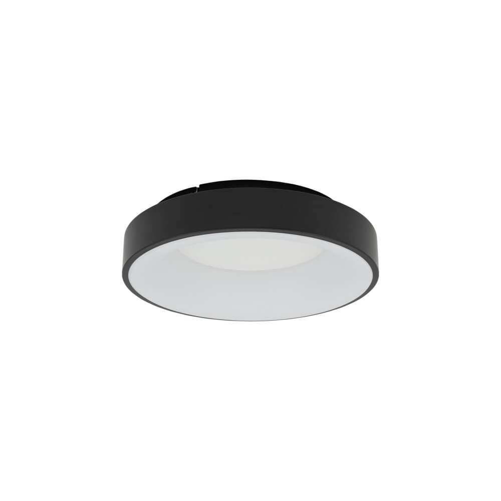 Ronde plafondlamp Nikki Round zwart Ø 38cm Ronde plafondlamp Nikki Round zwart Ø 38cm