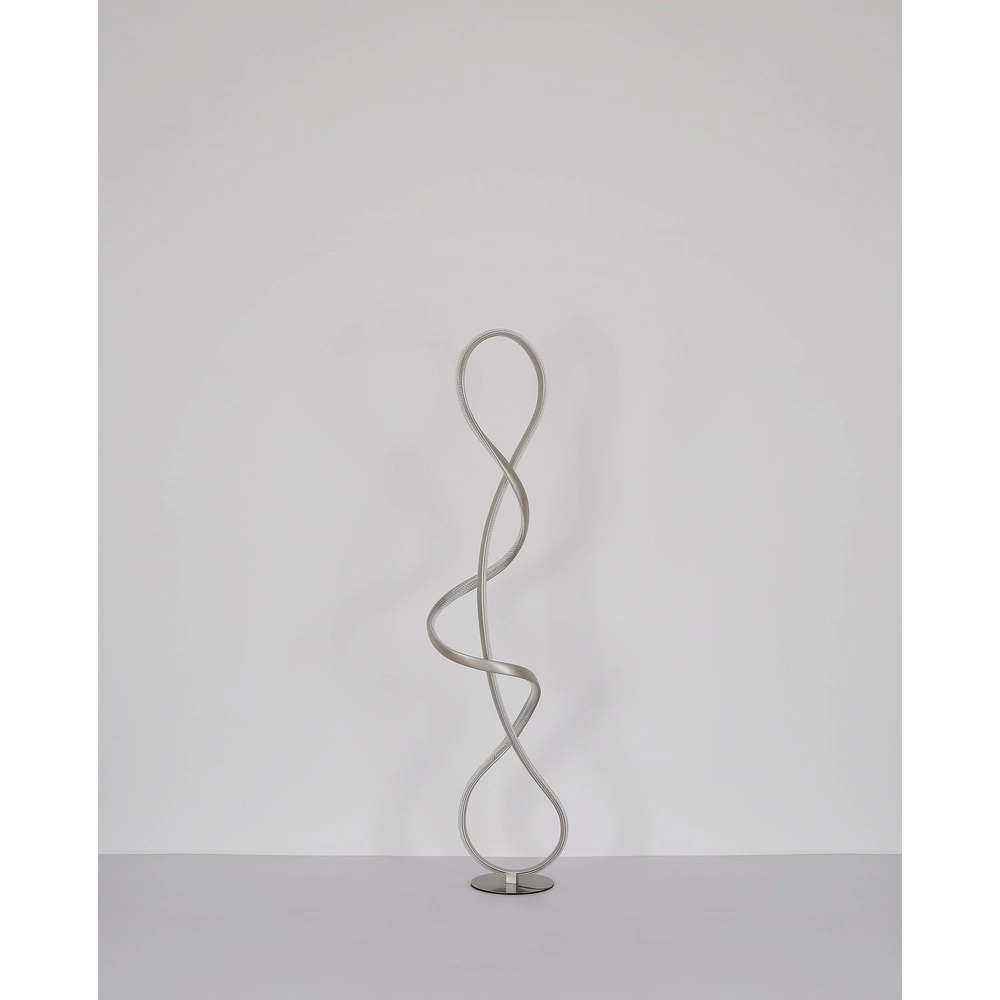 Nikkel vloerlamp Swirl modern Globo 9007371509331