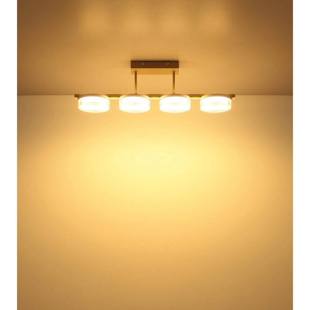 Moderne plafondlamp Zara zand bruin 67cm Globo 9007371576067