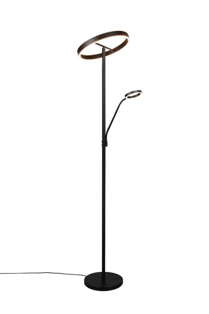 Design leeslamp Willis Zwart - 180cm