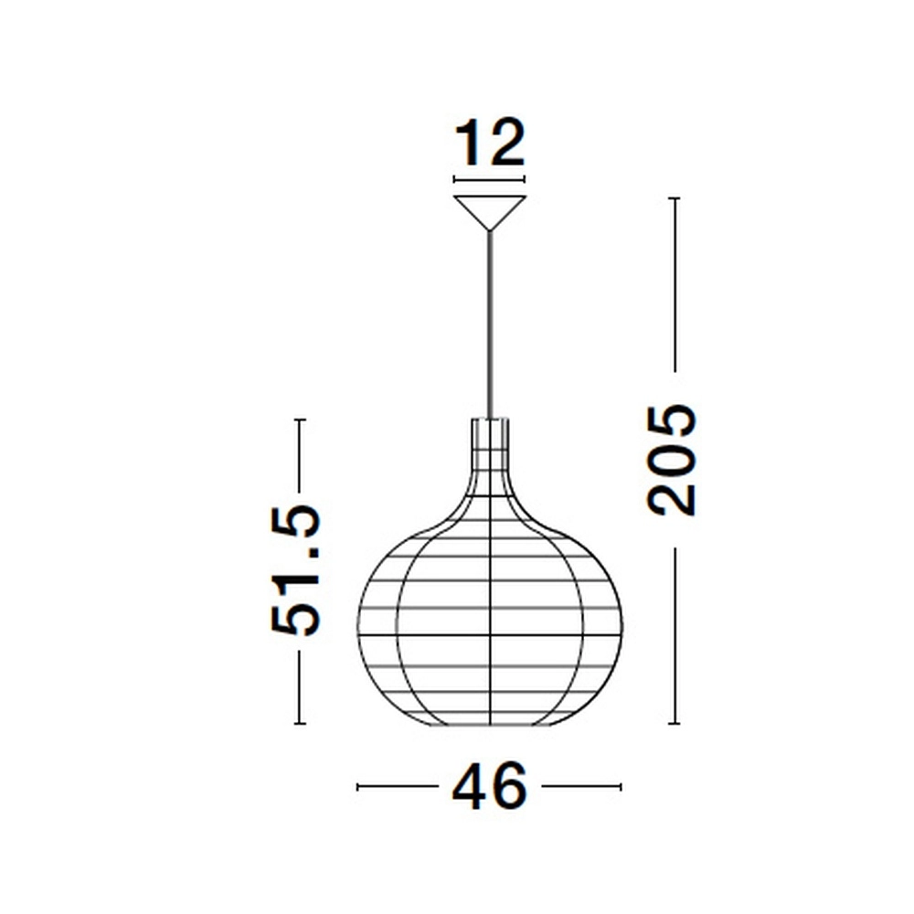 Hanglamp Griffin Ø 46cm Lyora 5212017438874