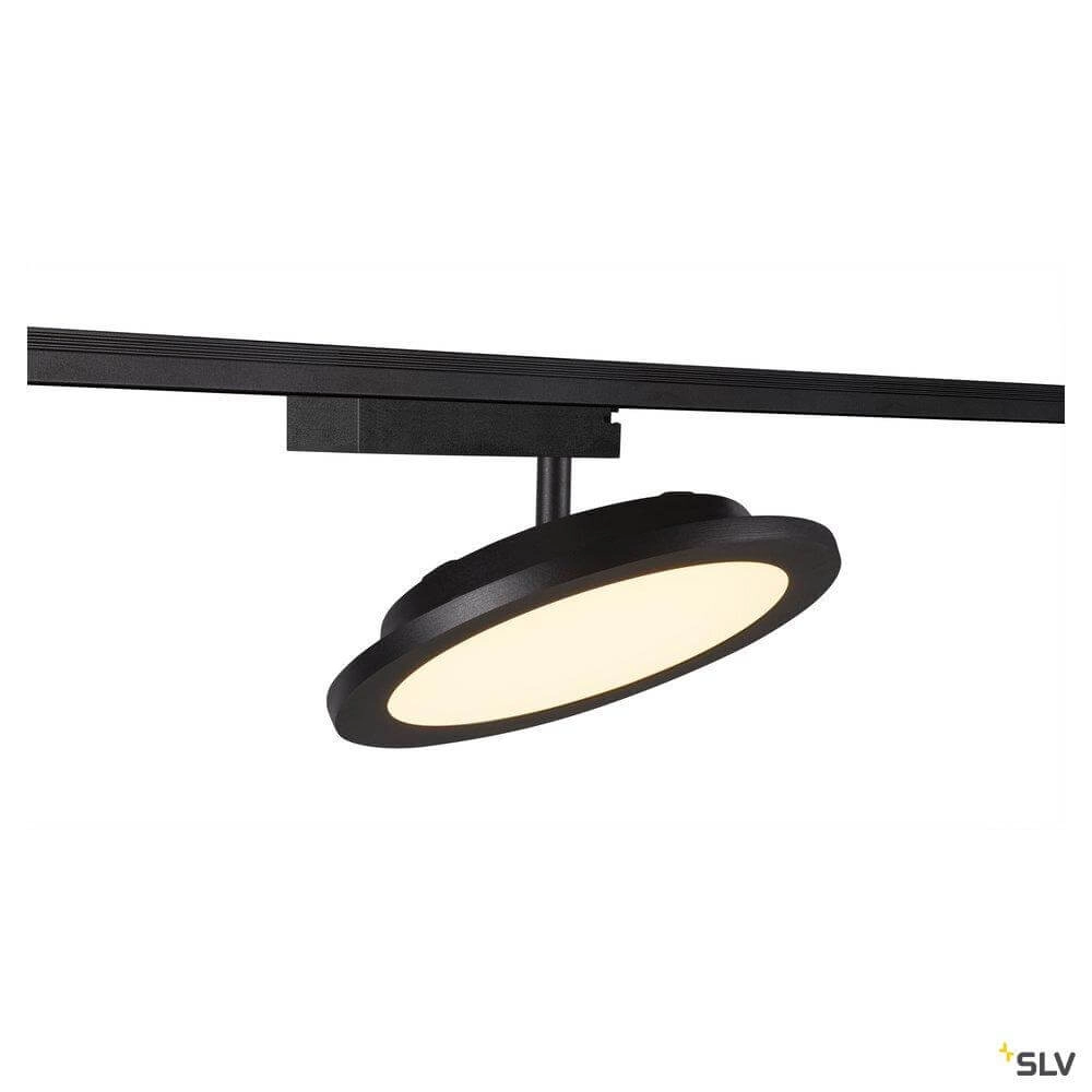 1-fase led paneel Panel Track rond zwart SLV 4024163250856