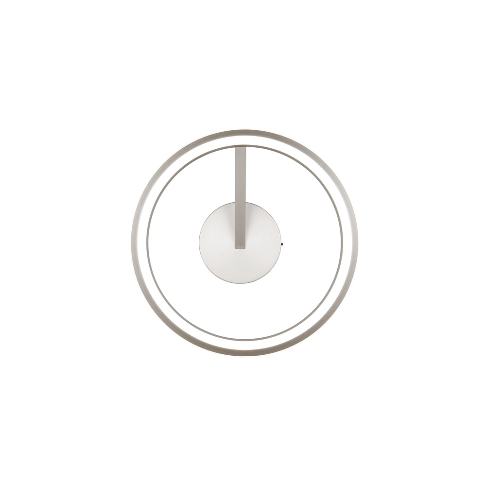 Ronde plafondlamp Amador nikkel Trio 4017807662115