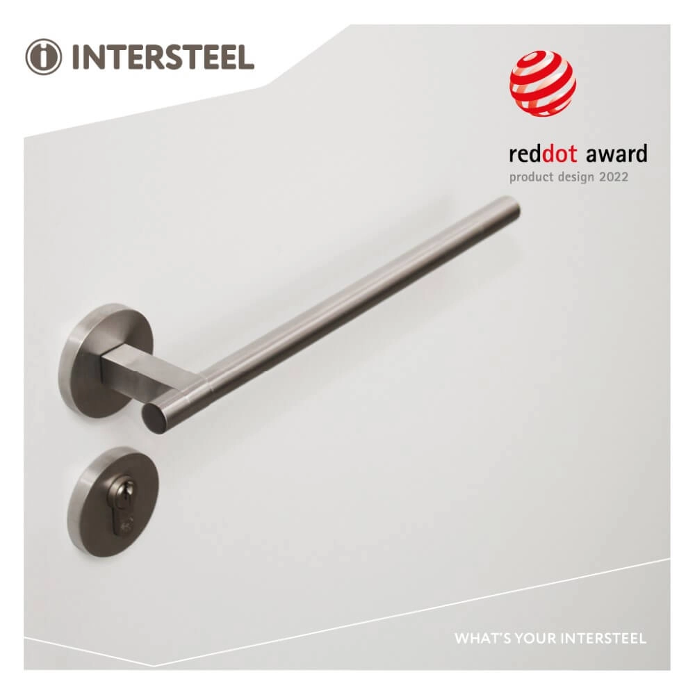 Design deurklink Shiraat rechts RVS Intersteel 8714186553831