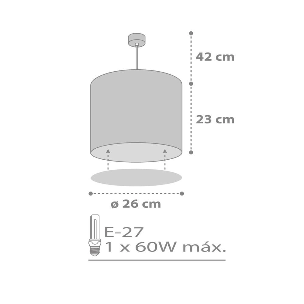 Kinderkamer hanglamp Sweet Dreams soft grijs Dalber 8420406800998