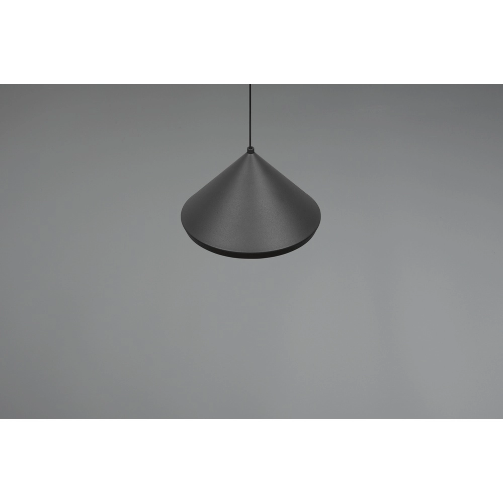 Moderne hanglamp Laguna Ø 18cm zwart Trio 4017807667608