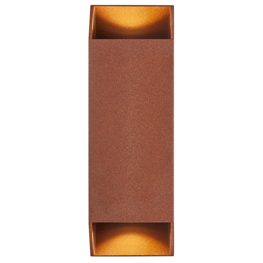 Roestbruine buitenlamp Nico Square Nordlux 5704924010934