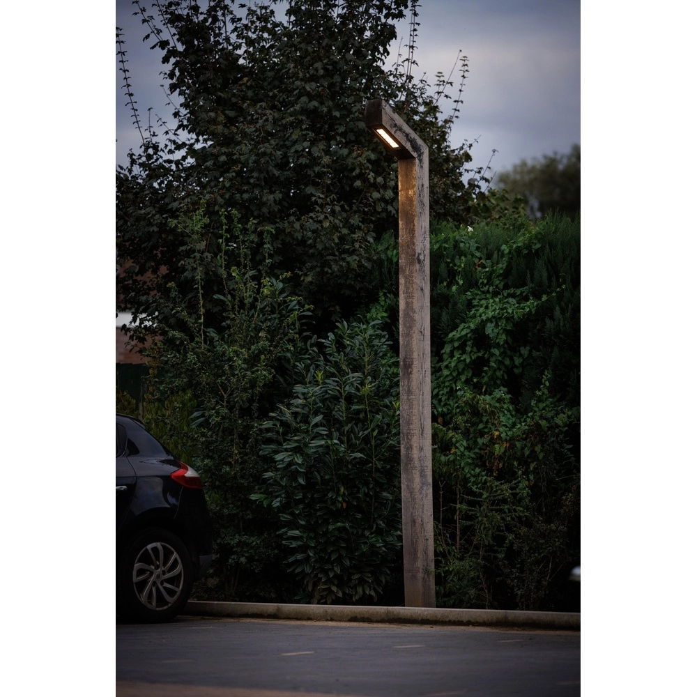Houten straatlamp Stelle Accoya - 3M - 3000K