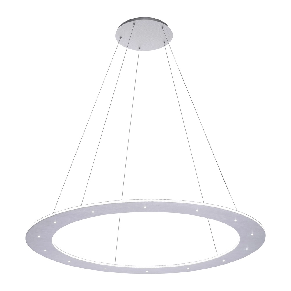Led hanglamp Pure Cosmo geborsteld metaal - Ø 75cm Paul Neuhaus 4012248350751