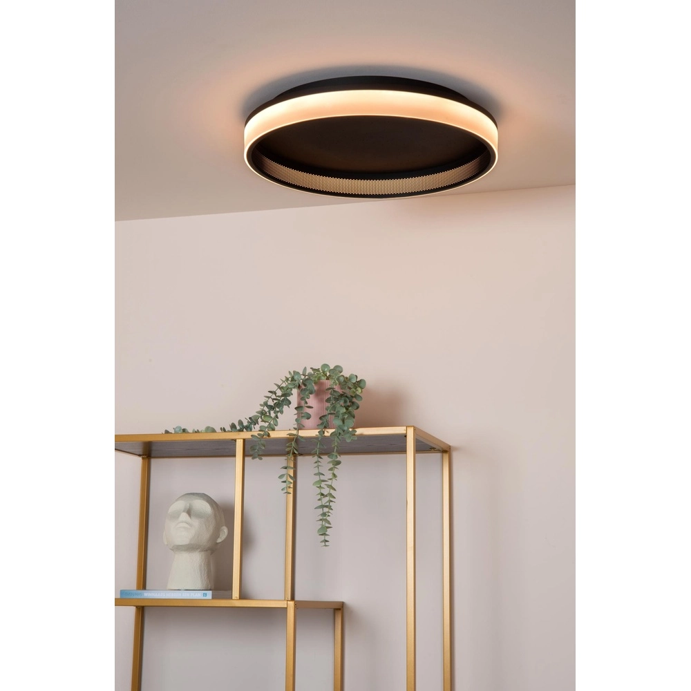 Design plafonniere Estreja Ø 40cm zwart Lucide 5411212712806