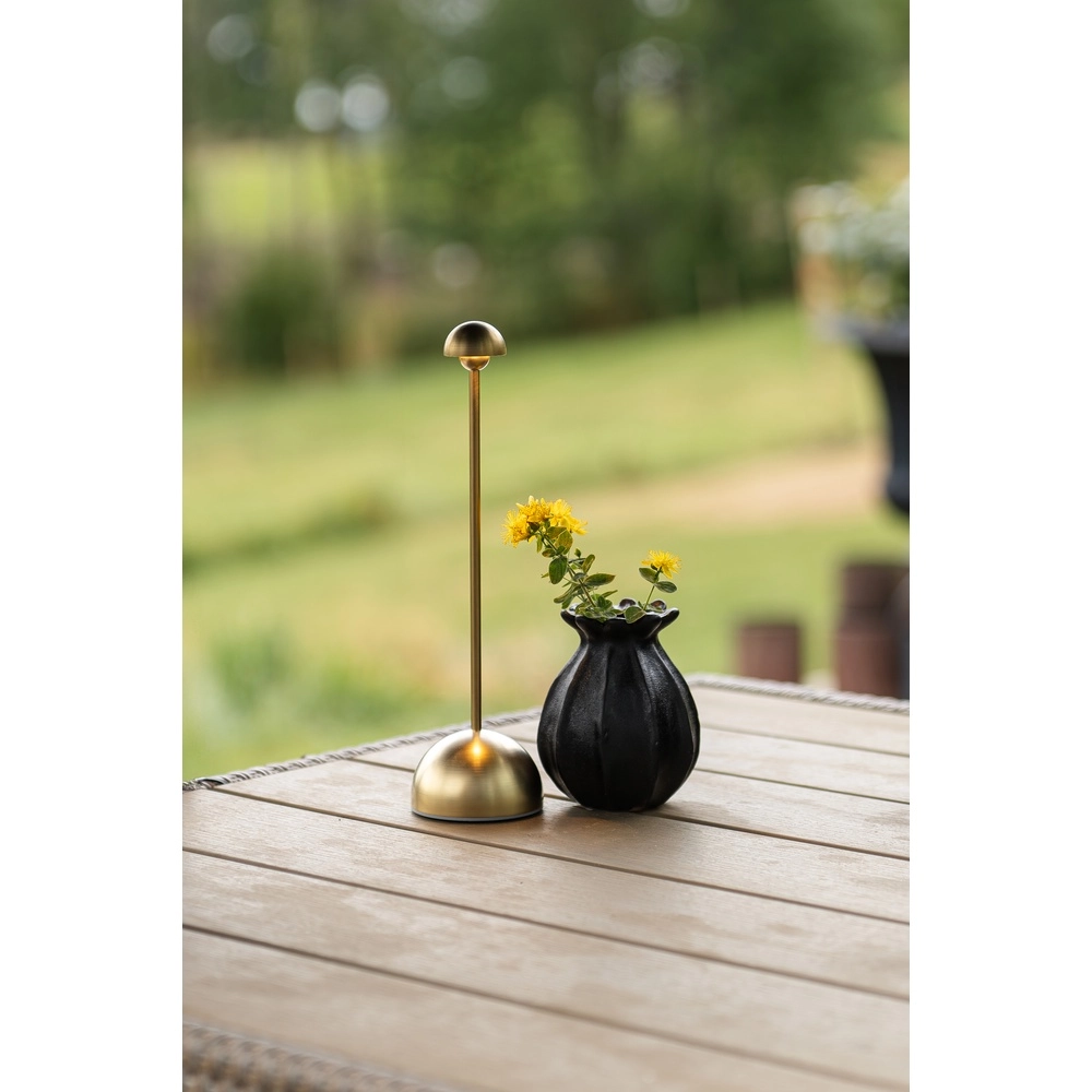 Gouden tafellamp Bandol oplaadbaar KonstSmide 7318300030409