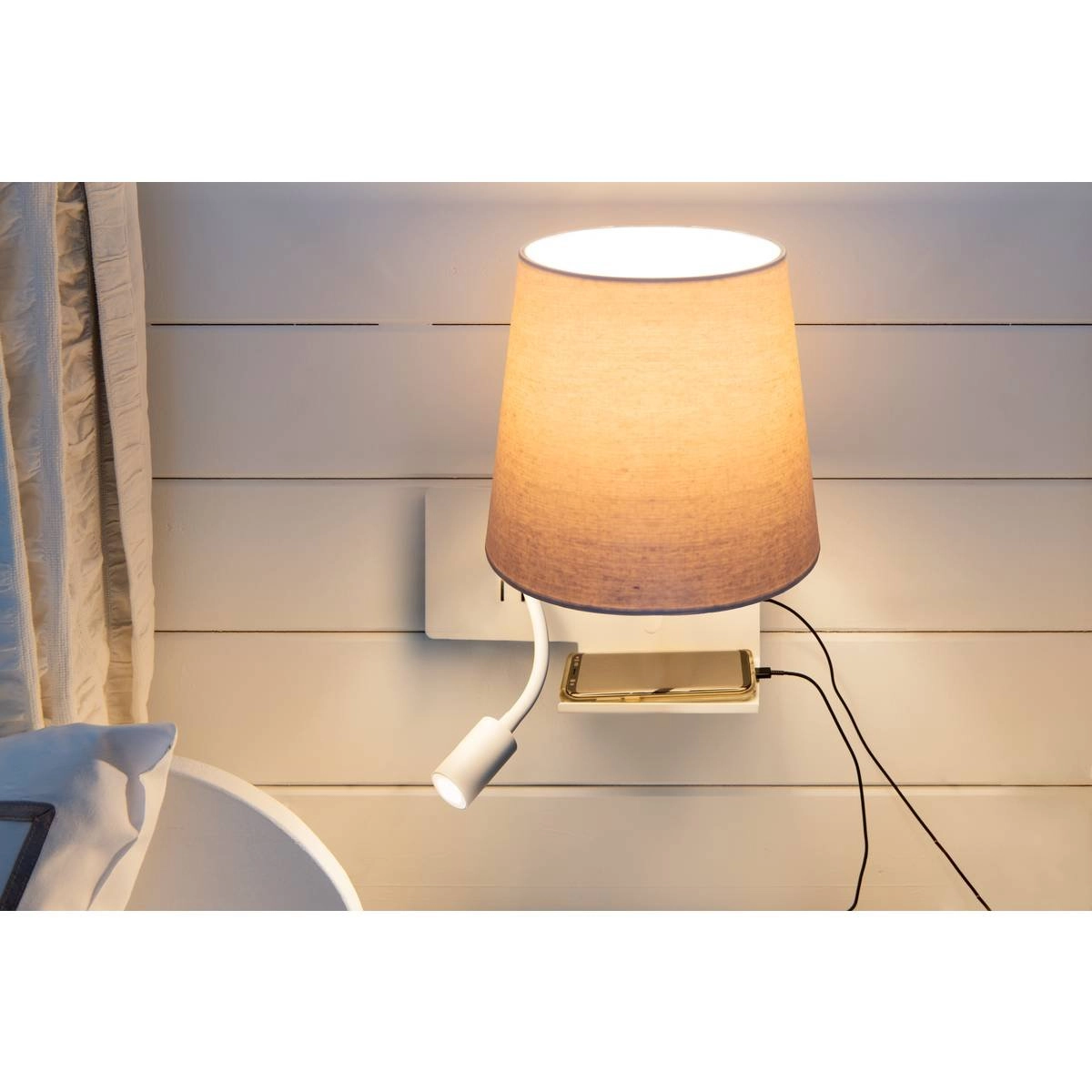 Slaapkamer leeslamp Somnila Flex SLV 4024163236171