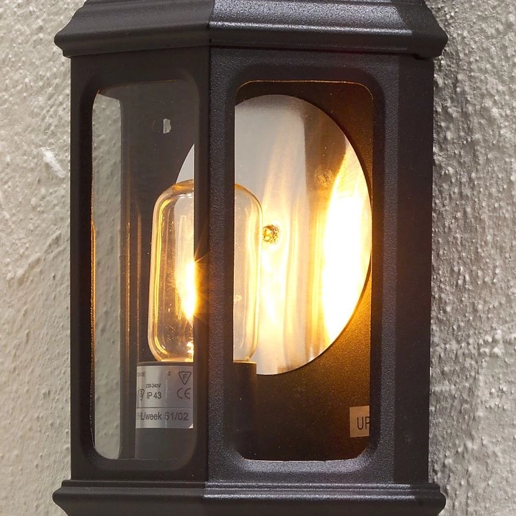Muurlamp Cagliari klassiek mat zwart KonstSmide 7318307011753