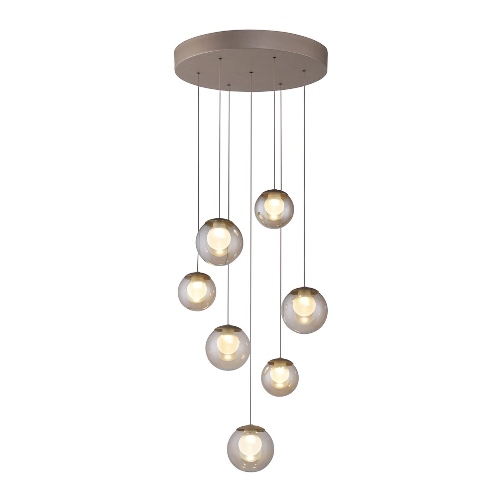 7-lichts hanglamp Pure Popup bronce Paul Neuhaus 4012248396681