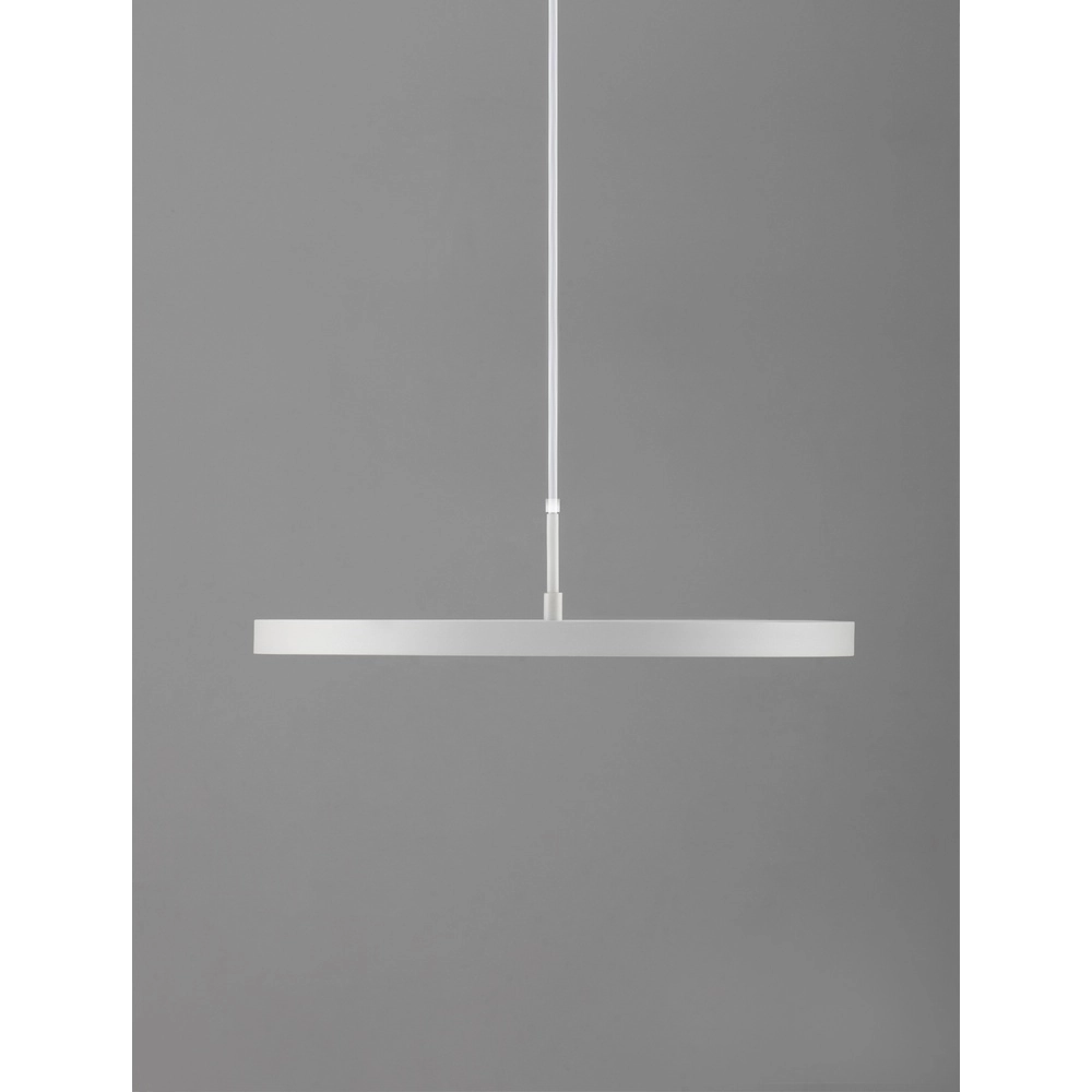 Strakke hanglamp Andria wit Ø 40cm Lyora 5212017432018